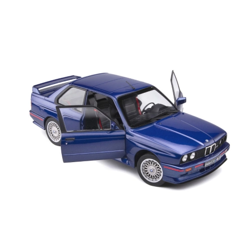 BMW E30 M3 1990 MAURITIUS BLUE 1:18 Solido Auto Stradali Modellino