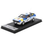 AUDI QUATTRO N.4 1st RALLY OF SWEDEN 1982 BLOMQVIST-CEDERBERG 1:43 Trofeu Auto Rally Modellino