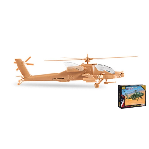 APACHE ELICOPTER KIT 1:144 Zvezda Kit Elicotteri Modellino