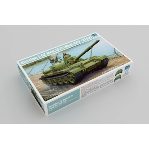 CARRO RUSSIAN T-62 MOD.1975 MOD.1972 + KTD2 KIT 1:35 Trumpeter Kit Mezzi Militari Modellino