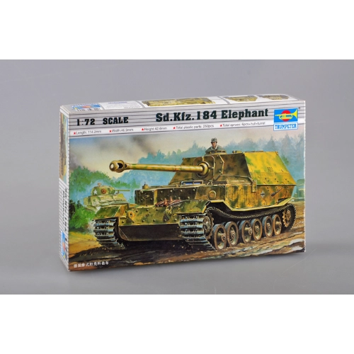 GERMAN ELEPHANT KIT 1:72 Trumpeter Kit Mezzi Militari Modellino