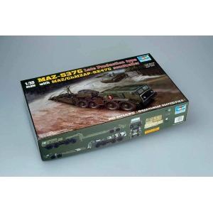 SEMITRAILER MAZ 537 G KIT 1:35 Trumpeter Kit Mezzi Militari Modellino