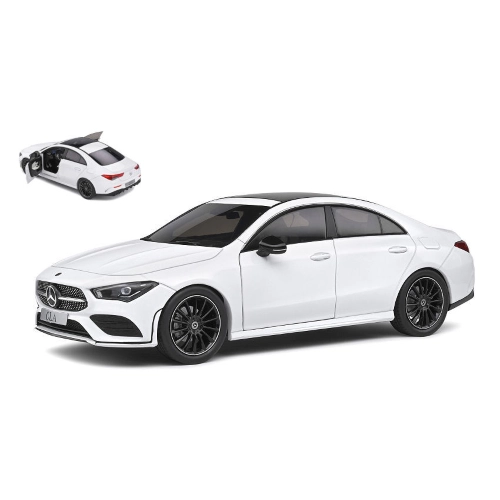 MERCEDES CLA C118 COUPE' AMG LINE 2019 WHITE 1:18 Solido Auto Stradali Modellino