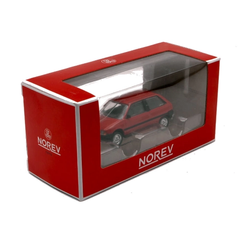 CITROEN AX 1986 RED 1:64 Norev Auto Stradali Modellino