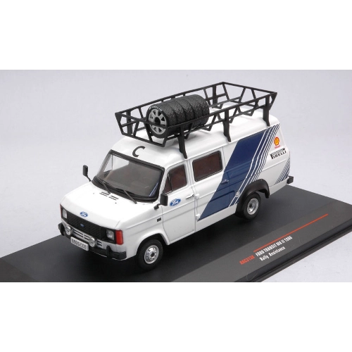 FORD TRANSIT MKII FORD MOTORSPORT 1986 ASSISTANCE 1:43 Ixo Model Auto Rally Modellino