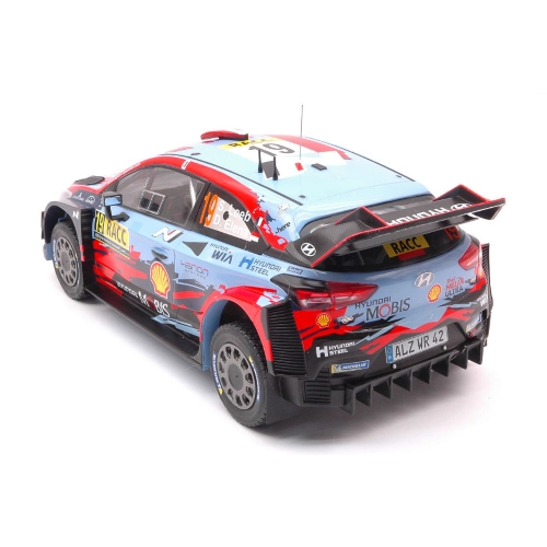 HYUNDAI i20 WRC N.19 RALLY CATALUNYA 2019 LOEB-ELENA 1:18 Ixo Model Auto Rally Modellino