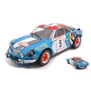 ALPINE RENAULT A110 N.5 TOUR DE CORSE 1973 PIOT-DE ALEXANDRIS 1:18 Ixo Model Auto Rally Modellino