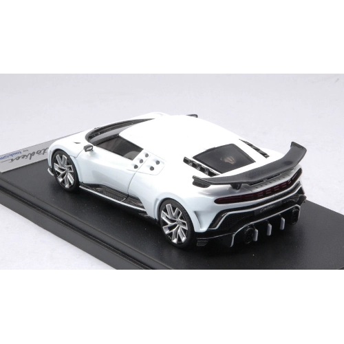 BUGATTI CENTODIECI 2019 WHITE 1:43 Looksmart Auto Stradali Modellino