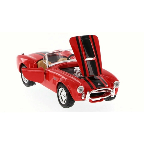 SHELBY COBRA 427 1965 RED/BLACK 1:24 Maisto Auto Stradali Modellino