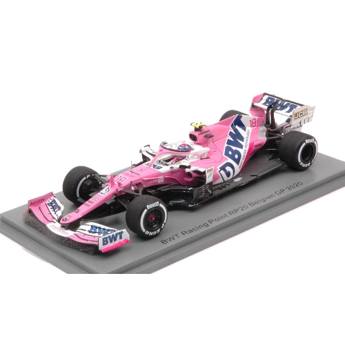 BWT RACING POINT RP20 LANCE STROLL 2020 N.18 BELGIAN GP 1:43 Spark Model Formula 1 Modellino