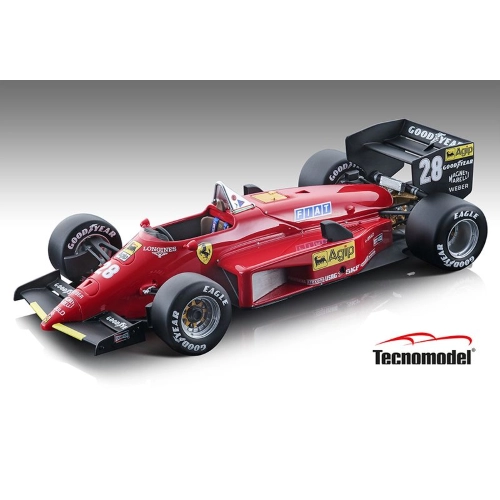 FERRARI 156-85 N.28 NURBURGRING GP 1985 STEFAN JOHANSSON 1:18 Tecnomodel Formula 1 Modellino