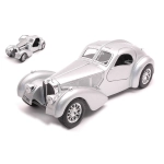 BUGATTI ATLANTIC 1936 SILVER 1:24 Burago Auto d'Epoca Modellino