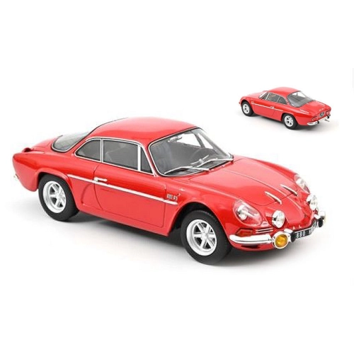 ALPINE A110 1600S 1969 RED 1:18 Norev Auto Stradali Modellino