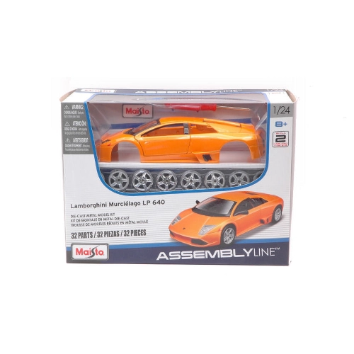 LAMBORGHINI MURCIELAGO LP 640 ORANGE KIT 1:24 Maisto Kit Auto Modellino