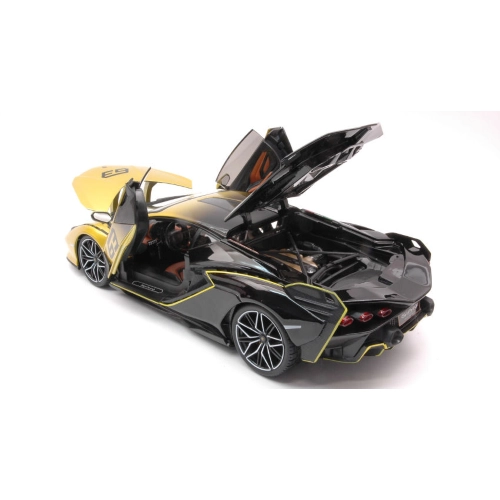 LAMBORGHINI SIAN FKP 37 N.63 YELLOW FADE COLOUR 2020 1:18 Burago Auto Competizione Modellino