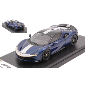 FERRARI SF90 STRADALE HYBRID 1000hp 2019 ASSETTO FIORANO BLU ELETTRICO 1:43 Looksmart Auto Stradali Modellino