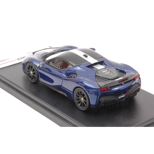 FERRARI SF90 STRADALE HYBRID 1000hp 2019 ASSETTO FIORANO BLU ELETTRICO 1:43 Looksmart Auto Stradali Modellino