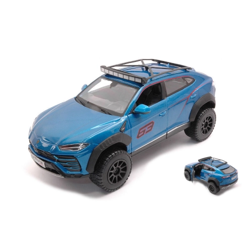 LAMBORGHINI URUS N.66 TUNING METALLIC BLUE 1:24 Maisto Tuning Modellino