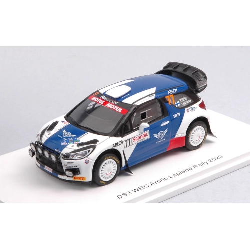 CITROEN DS3 WRC N.77 V.BOTTAS-T.RAUTIAINEN 1:43 Spark Model Auto Rally Modellino
