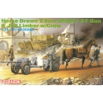 HORSE DRAW 2.8 cm sPzB41 AT GUN KIT 1:35 Dragon Kit Mezzi Militari Modellino