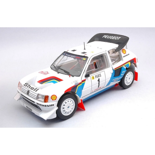 PEUGEOT 205 T16 N.1 MONTE CARLO 1986 T.SALONEN-S.HARJANNE 1:18 Norev Auto Rally Modellino