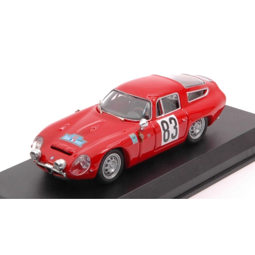 ALFA ROMEO TZ1 N.83 WINNER COUPE DES ALPES 1964 ROLLAND-AUGIAS 1:43 Best Model Auto Competizione Modellino