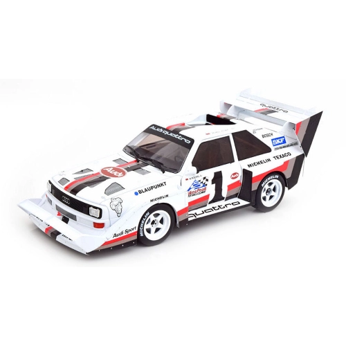 AUDI QUATTRO S1 N.1 WINNER PIKES PEAK 1987 WALTER ROHRL 1:18 CMR Classic Model Replicars Auto Rally Modellino