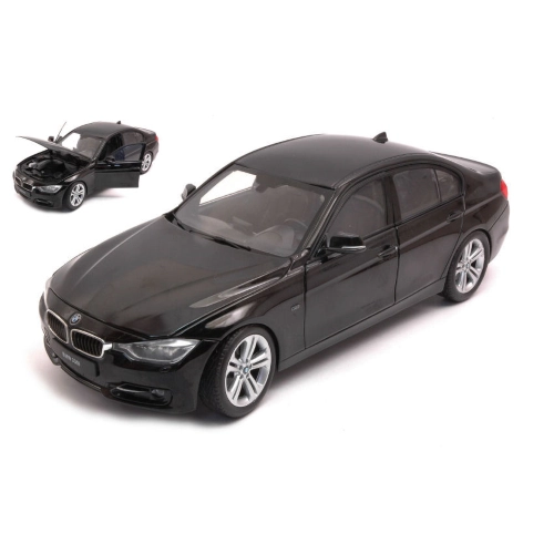BMW 335i 3 SERIES F30) 2012 BLACK 1:18 Welly Auto Stradali Modellino