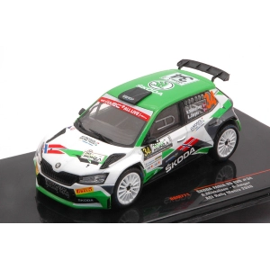 SKODA FABIA R5 EVO N.34 RALLY MONZA 2020 MIKKELSEN-SYNNEVAAG 1:43 Ixo Model Auto Rally Modellino