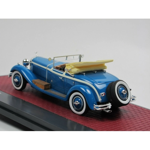 ISOTTA FRASCHINI 8A SS CASTAGNA ROADSTER OPEN 1929 BLUE 1:43 Matrix Scale Models Auto d'Epoca Modellino