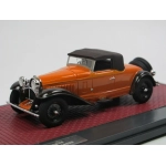 BUGATTI TYPE 46 CABRIOLET DE VILLARS CLOSED ORANGE 1:43 Matrix Scale Models Auto Stradali Modellino