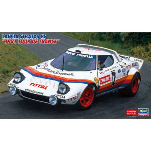 LANCIA STRATOS HF TOUR DE FRANCE 1981 KIT 1:24 Hasegawa Kit Auto Modellino