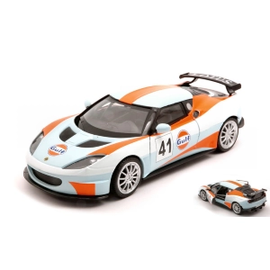 LOTUS EVORA GT4 N.41 GULF 2017 1:24 MotorMax Auto Stradali Modellino