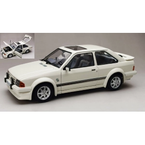 FORD ESCORT MKIII RS TURBO WHITE 1:18 SunStar Auto Stradali Modellino