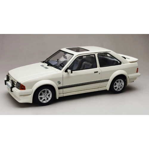 FORD ESCORT MKIII RS TURBO WHITE 1:18 SunStar Auto Stradali Modellino