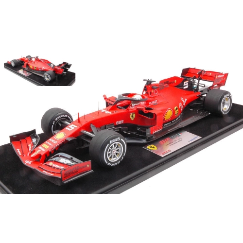 FERRARI SF90 SEBASTIAN VETTEL 2019 N.5 CANADA GP 1:18 Looksmart Formula 1 Modellino