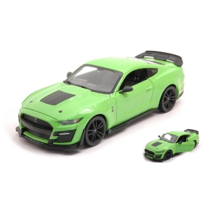 FORD MUSTANG SHELBY GT500 2020 LIGHT GREEN 1:24 Maisto Auto Stradali Modellino