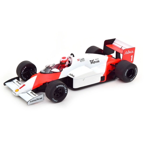 MC LAREN MP4/2B NIKI LAUDA 1985 N.1 NETHERLANDS GP 1:18 ModelCarGroup Formula 1 Modellino
