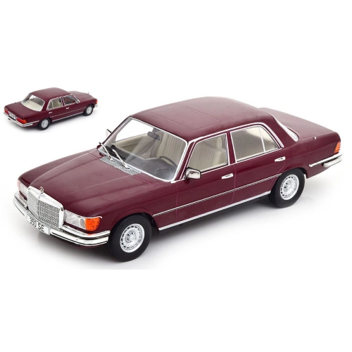MERCEDES 350 SE (W116) 1972 DARK RED 1:18 ModelCarGroup Auto Stradali Modellino