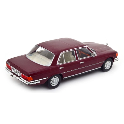 MERCEDES 350 SE (W116) 1972 DARK RED 1:18 ModelCarGroup Auto Stradali Modellino