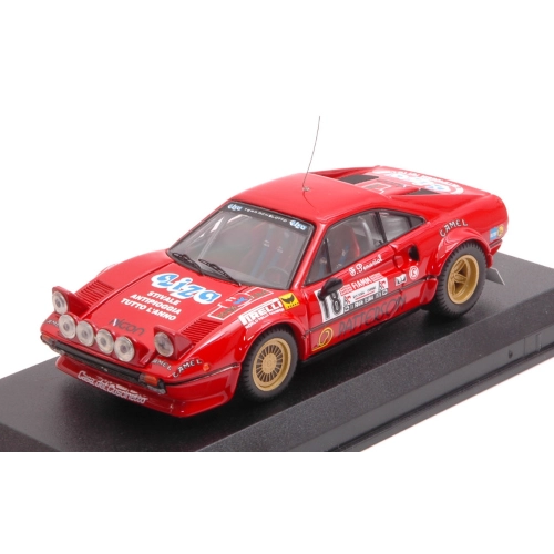 FERRARI 308 GTB N.18 RETIRED ELBA 1978 R.LIVIERO-F.PENARIOL 1:43 Best Model Auto Rally Modellino