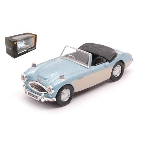 AUSTIN HEALEY 3000 MKIII SPIDER 1964 LIGHT BLUE 1:43 Cararama Auto Stradali Modellino