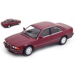 BMW 740i E38 1a SERIES 1994 DARK RED METALLIC 1:18 KK Scale Auto Stradali Modellino