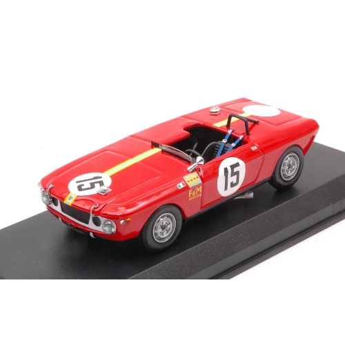LANCIA FULVIA F&M SPIDER HF N.15 MUGELLO GP 1969 SANDRO MUNARI 1:43 Best Model Auto Competizione Modellino