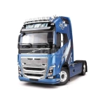 VOLVO FH16 XL TRACTOR TRUCK 2-ASSI 2018 METALLIC LIGHT BLUE 1:18 Premium Classixx Camion Modellino