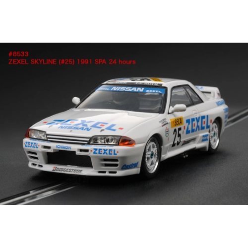 NISSAN SKYLINE ZEXEL N.25 24 H SPA 1991 SLOT 1:32 Hpi Racing Slot Modellino