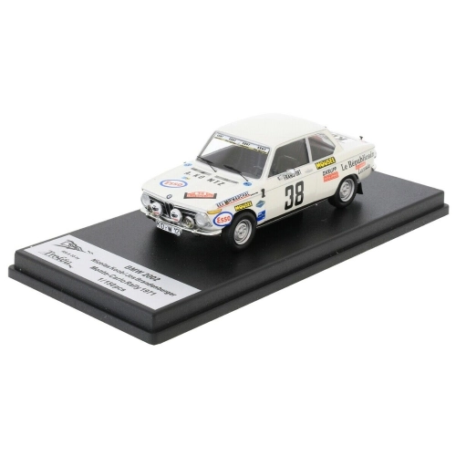 BMW 2002 N.38 MONTE CARLO RALLY 1971 KOOB/BRANDENBURGER 1:43 Trofeu Auto Rally Modellino