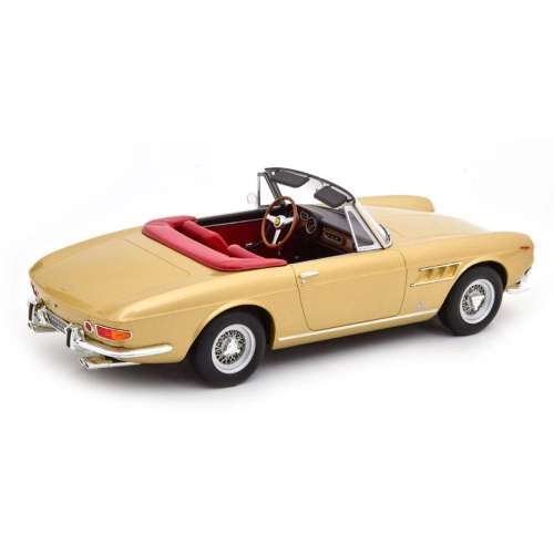FERRARI 275 GTS PININFARINA SPYDER 1964 GOLD METALLIC 1:18 KK Scale Auto Stradali Modellino