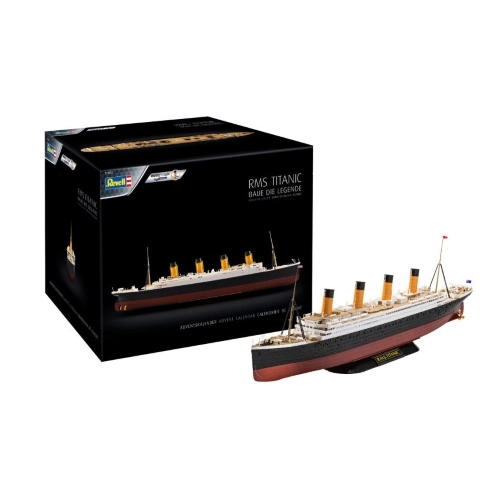 ADVENT CALENDAR 1:600 RSM TITANIC (EASY CLICK SYSTEM) Revell Kit Movie Modellino