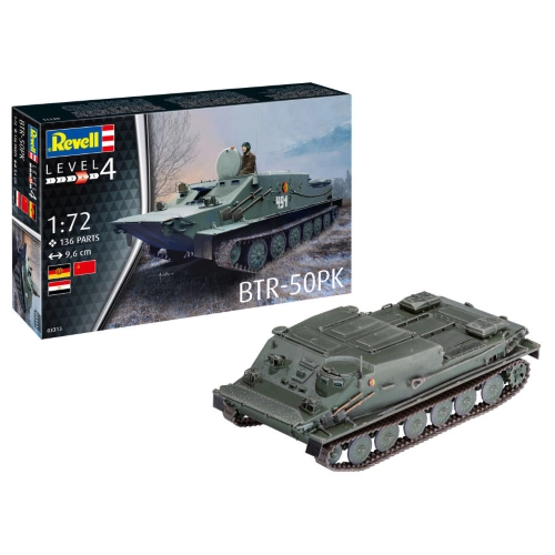 BTR-50PK KIT 1:72 Revell Kit Mezzi Militari Modellino